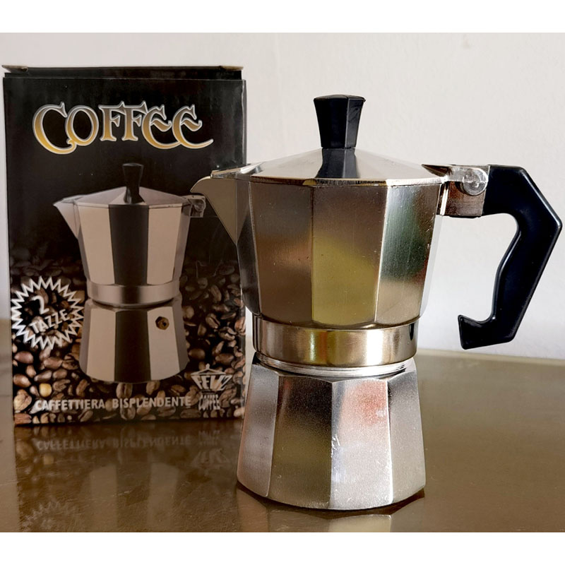 Moka Pot Stove - Caffettiera Moka 50ml-600ml Caffettiera in acciaio