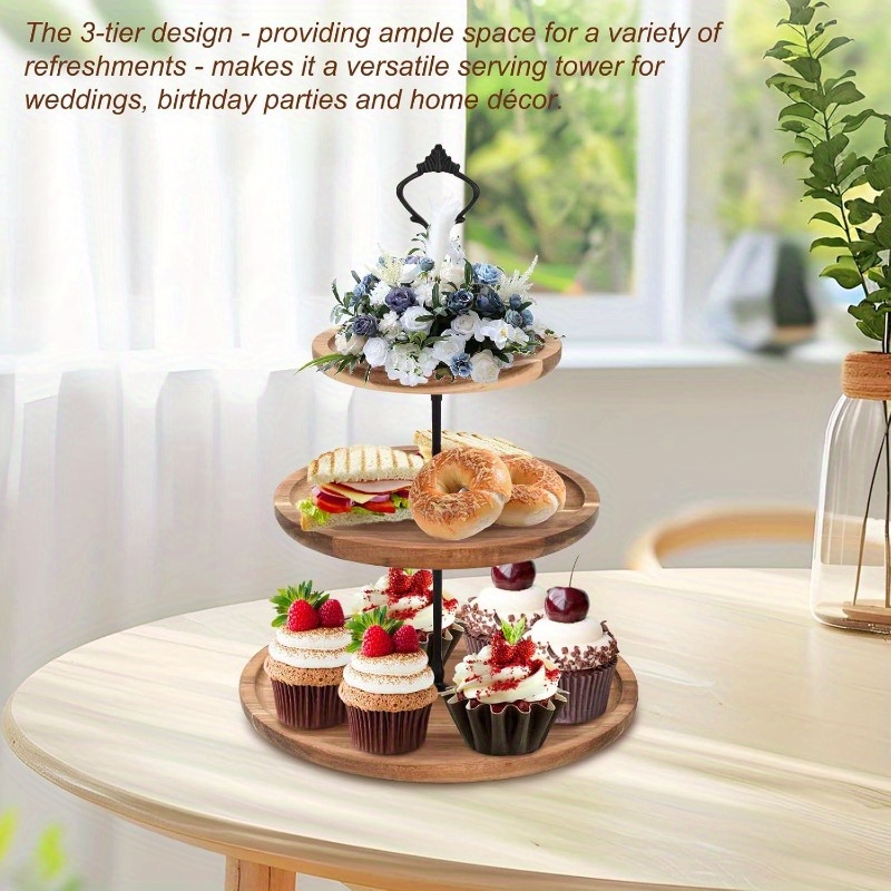 Coffee Tea And Sugar Canisters - Supporto per torte a 3 livelli