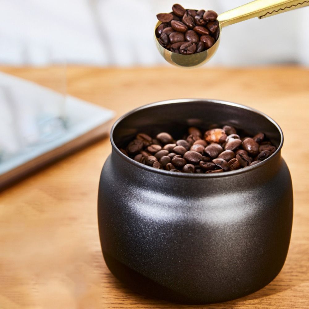 Coffee Tea And Sugar Canisters - Contenitore Sottovuoto per Caffè in Acciaio