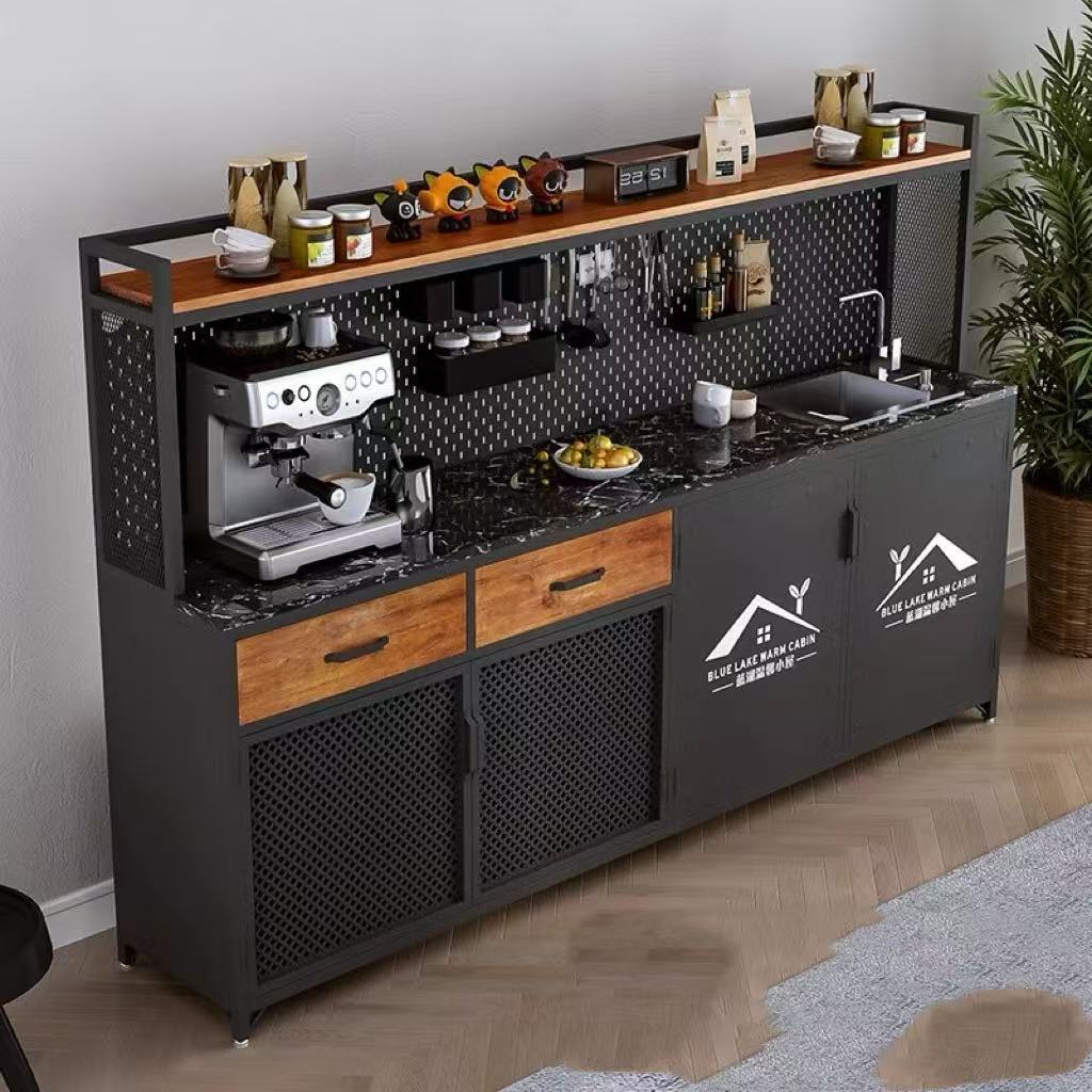 Coffee Tea And Company - Bar d'acqua integrato per ufficio, credenza,
