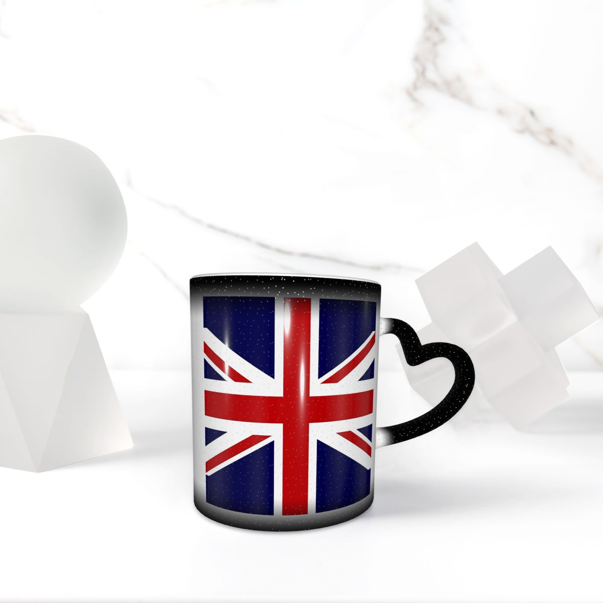 Coffee Tea Uk - Tazza con la bandiera Union Jack