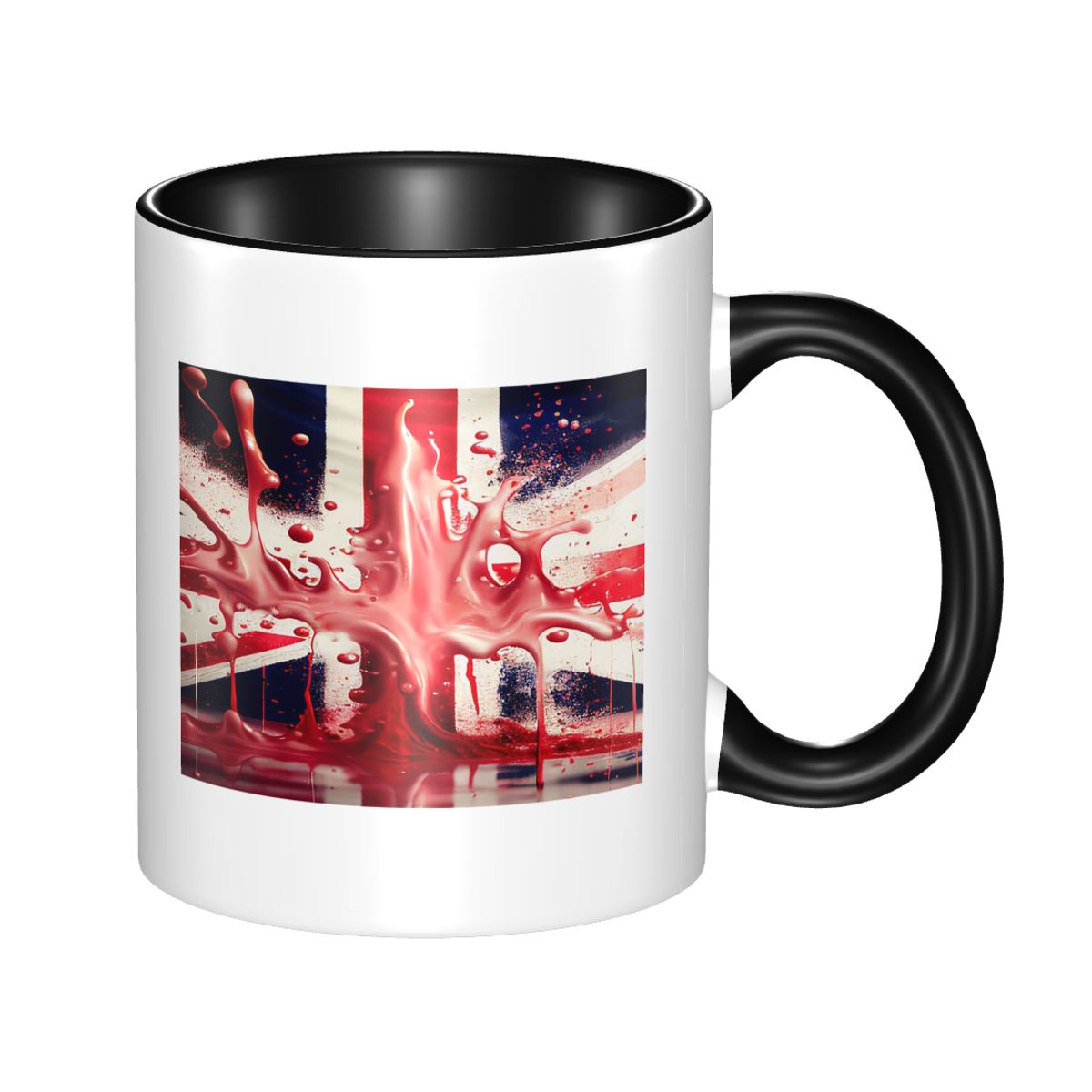Coffee Tea Uk - Tazza con Bandiera del Regno Unito,