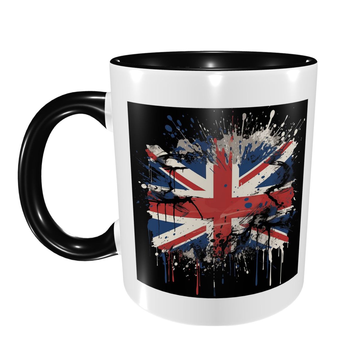 Coffee Tea Uk - Tazza in Ceramica con Bandiera Union