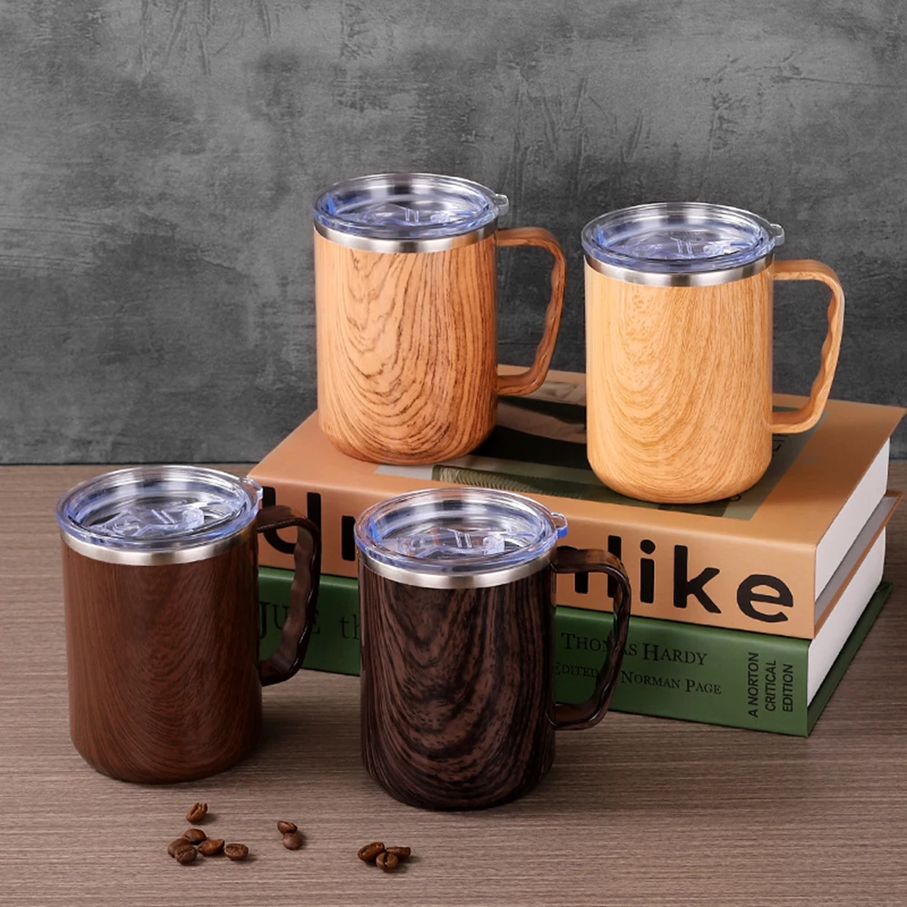 Morning Tea Coffee - Tazza vintage in acciaio inossidabile con