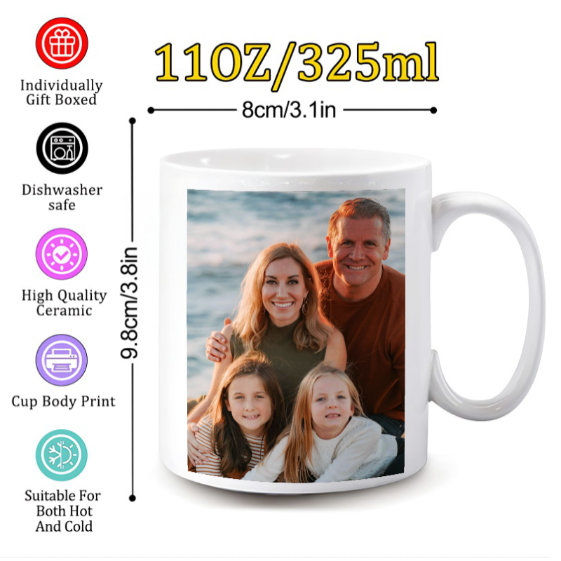 Coffee Tea Images - Tazza Personalizzata con Immagini e Testo