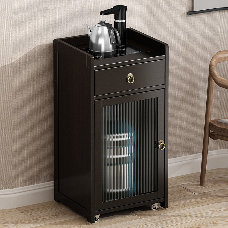 Coffee Tea And Company - Carrello mobile con ruote, tavolino laterale,