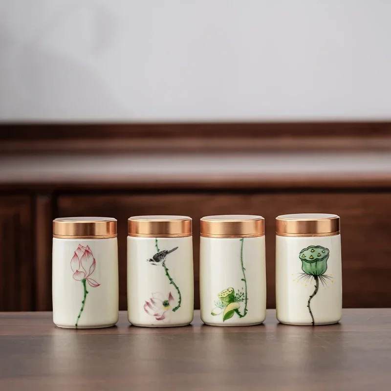 Coffee Tea And Sugar Canisters - 4 PZ/LOTTO Boutique ceramica Tè Caddy