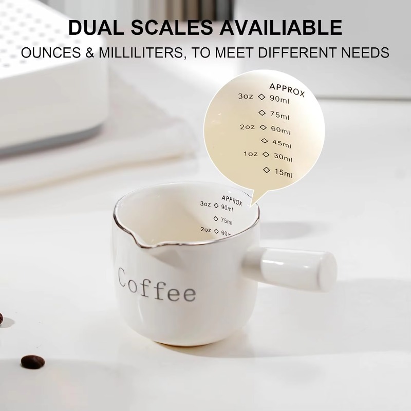 Coffee Tea Espresso - Mini tazza da caffè in ceramica
