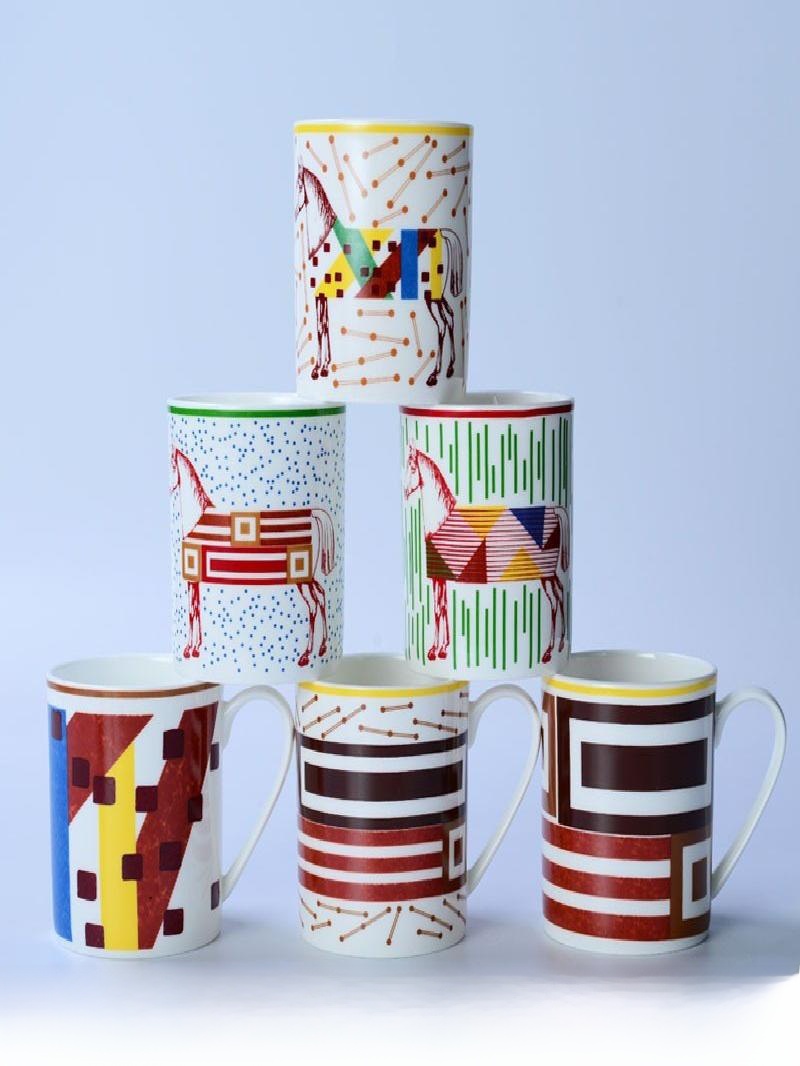 Morning Tea Coffee - Tazze in Porcellana Bone China con