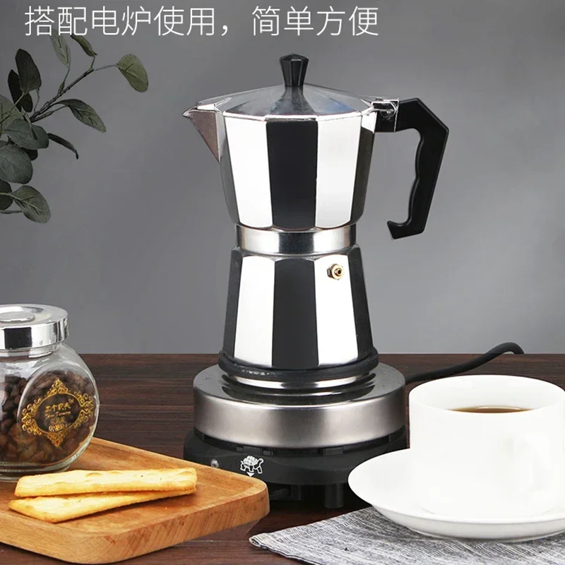 Moka Pot Stove - Caffettiera Moka in Alluminio Adatta per