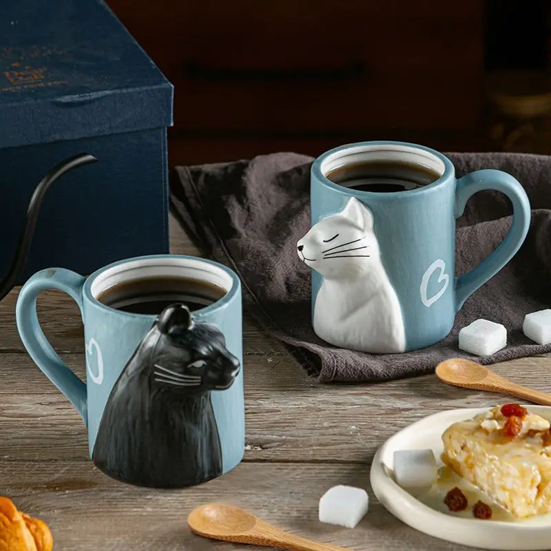 Morning Tea Coffee - 1 pz Kiss Cat Tazze in
