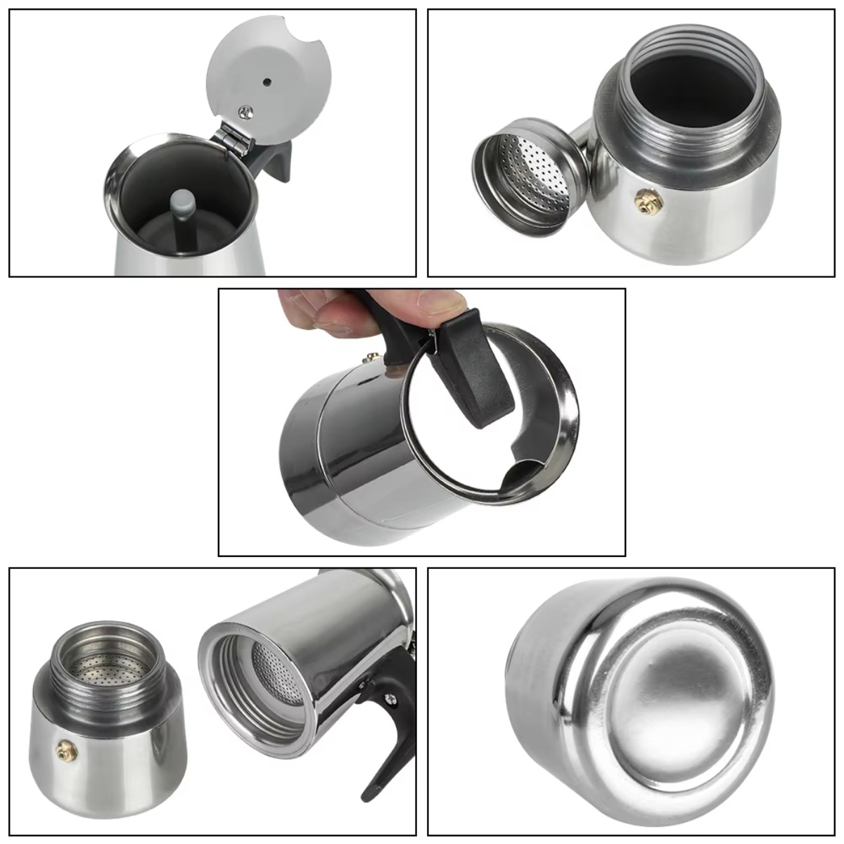 Caffettiera Portatile in Accia - Coffee Tea Espresso recensione e prezzo