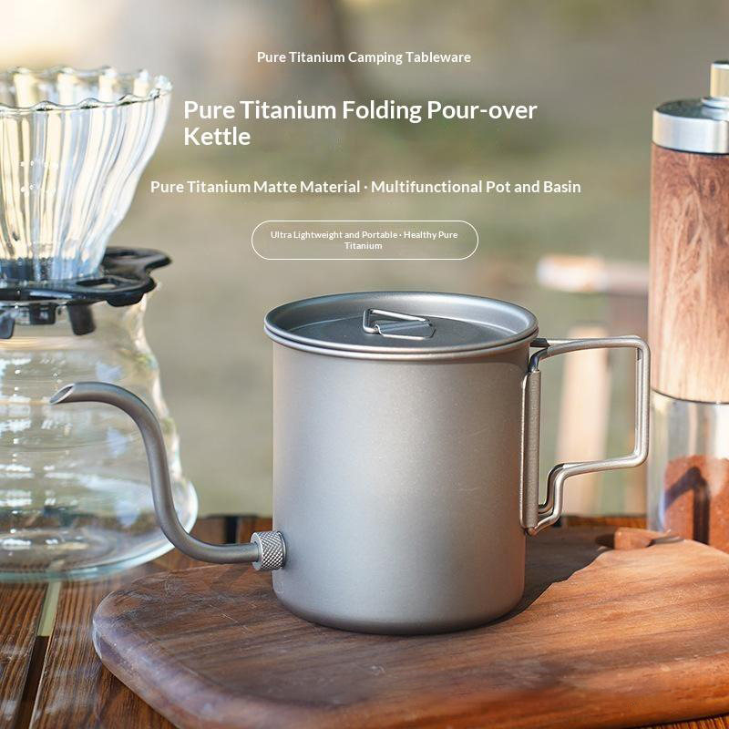 Bollitore per caffè in titanio - Pour Over Kettle recensione e prezzo