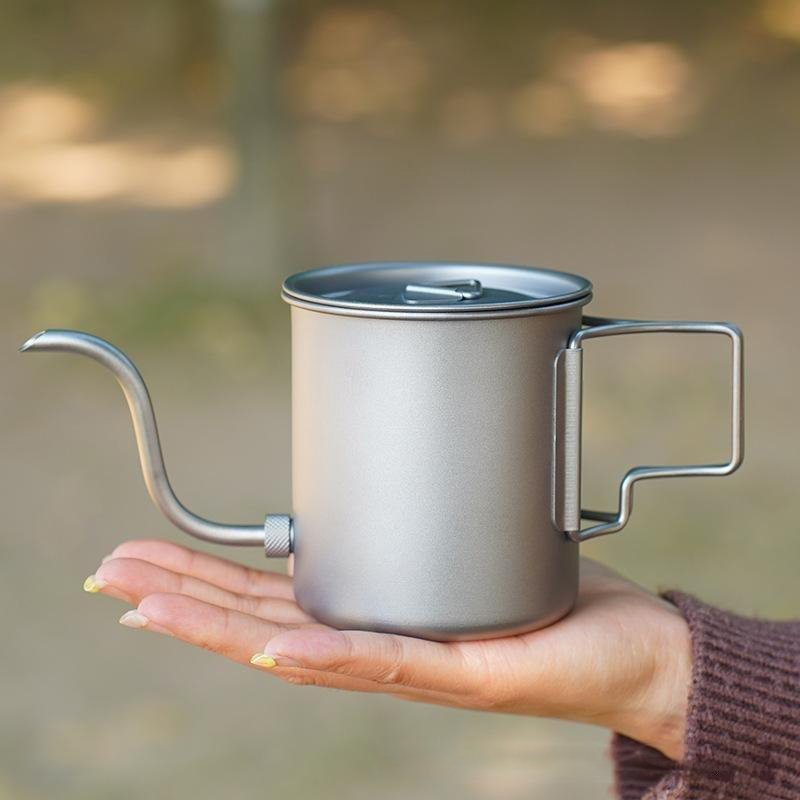 Bollitore per caffè in titanio - Pour Over Kettle recensione e prezzo