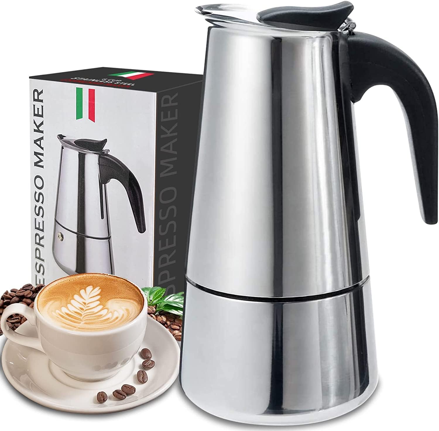 4/6/9 tazze Moka Pot Caffe Mac - Moka Pot Stove recensione e prezzo