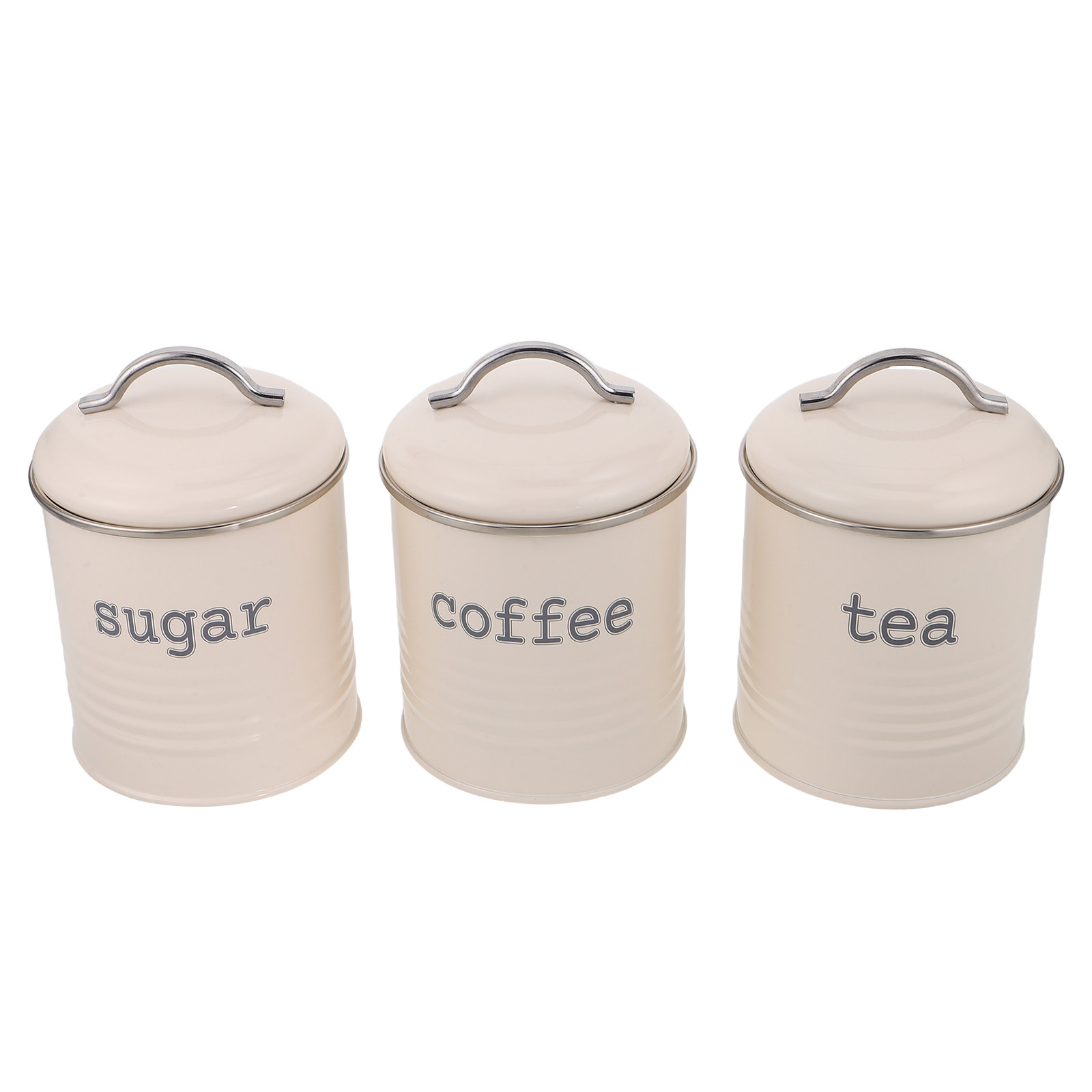 Set di 3 Contenitori Sigillati - Coffee Tea And Sugar Canisters recensione e prezzo