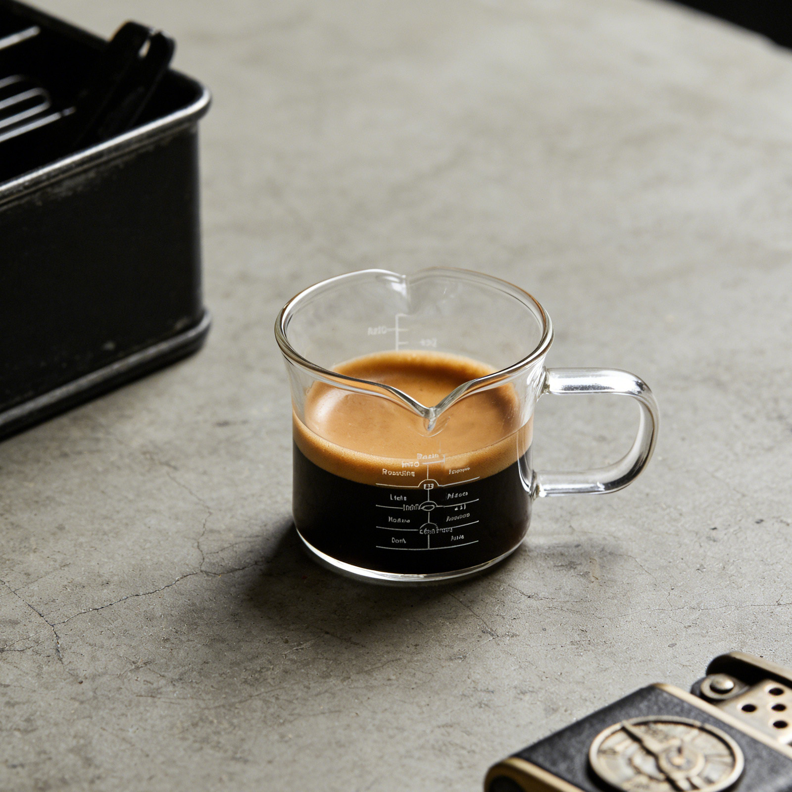 Misurino in vetro con doppio b - Coffee Tea Espresso recensione e prezzo